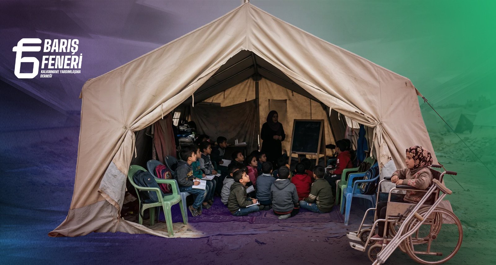 Educational Tents in Gaza | Restoring Hope and Learning for Displaced Children